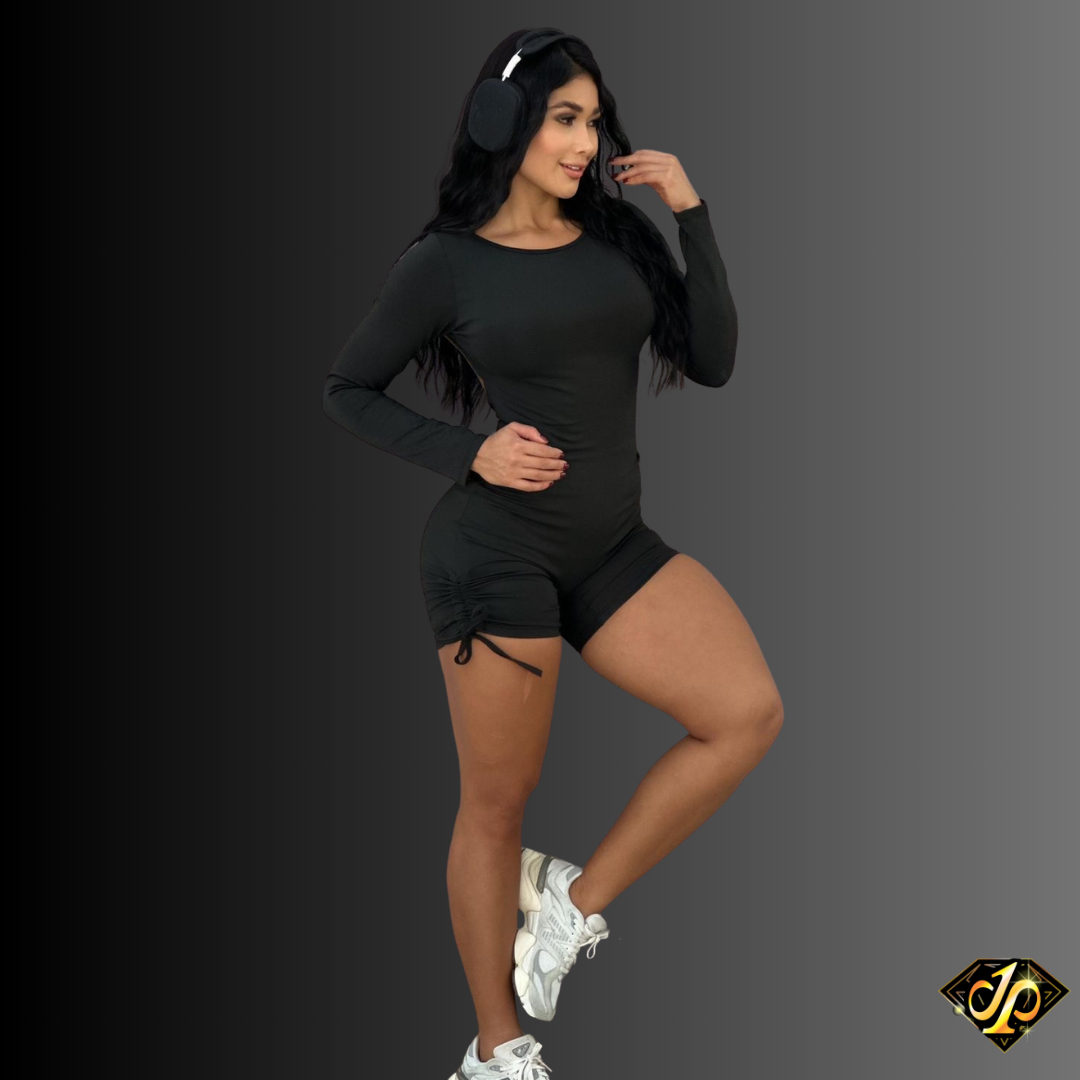 Miniatura 2 de ENTERIZO CORTO MANGA LARGA TIRAS 6323 - TALLA: S